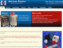 Tablet Screenshot of mclaren-plastics.co.uk